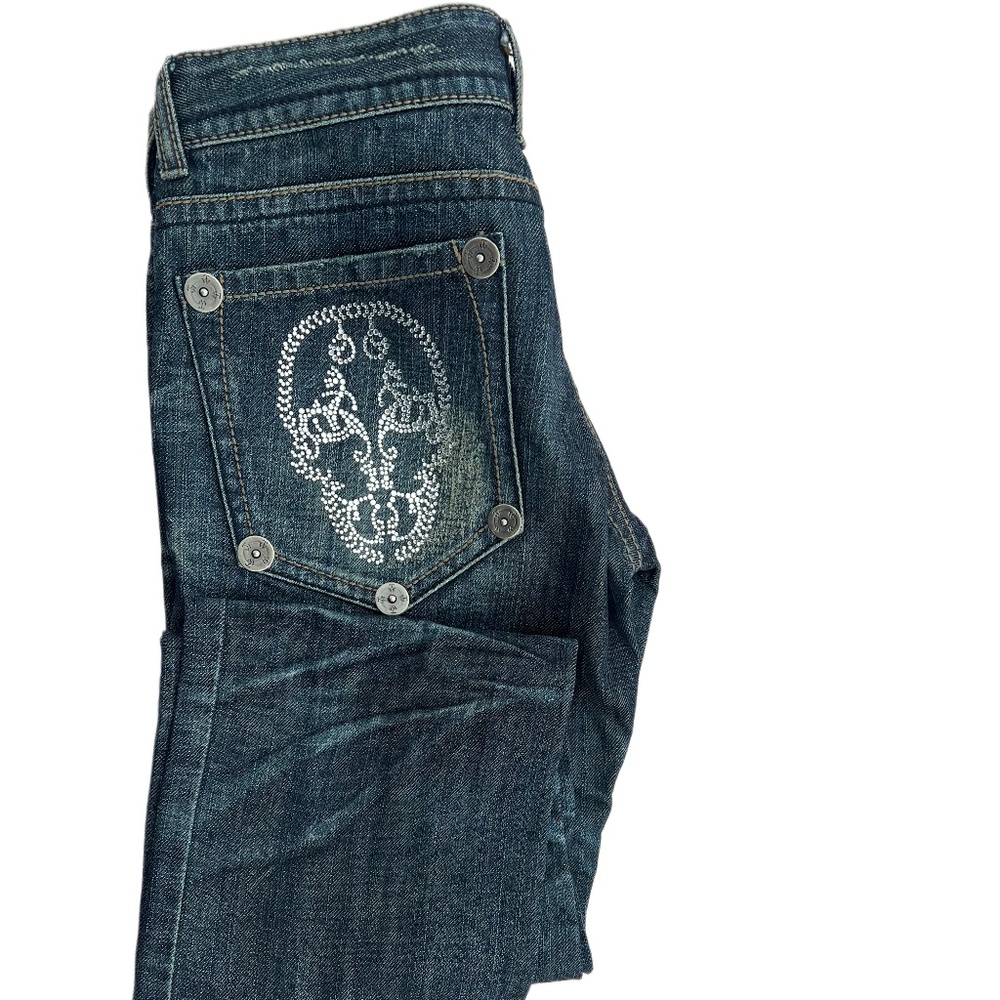 Thomas Wylde Crystal Skull Jeans - Size 28